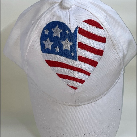 Unisex American 🇺🇸 heart truckers hat - Picture 1 of 9